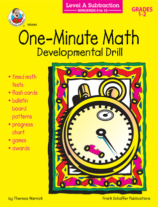 Subtraction: Minuends 0 to 10, Grades 1 - 2 (One-Minute Math Drills)