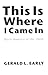 This Is Where I Came In: Black America in the 1960s (Abraham Lincoln Lecture Series)