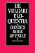 De Vulgari Eloquentia: Dant...