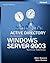 Active Directory® for Microsoft® Windows® Server 2003 Technical Reference
