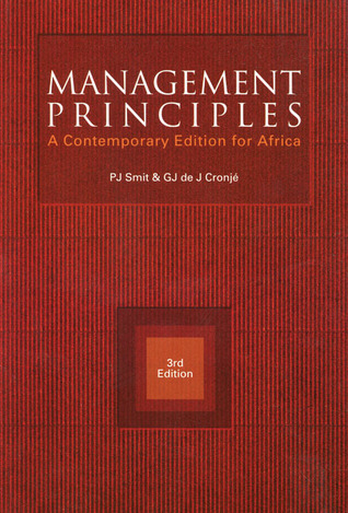 Management Principles: A Contemporary Edition for Africa