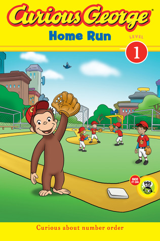 Curious George Home Run: A Playful Introduction to Baseball Featuring Everyone's Favorite Curious Monkey (Hardcover)