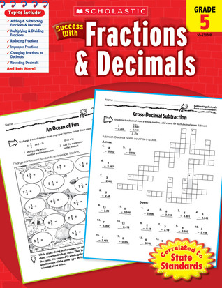 Scholastic Success With Fractions & Decimals: Grade 5 Workbook (Success With Math)
