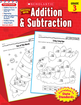 Scholastic Success With Addition & Subtraction: Grade 3 Workbook (Success With Math)