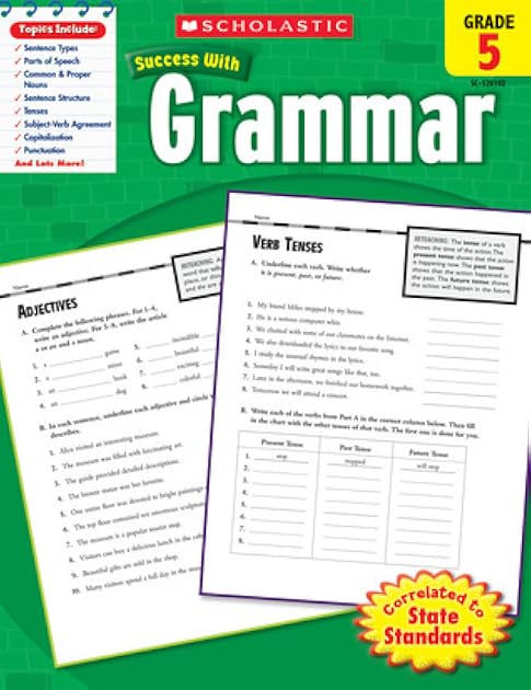 Scholastic Success With Grammar, Grade 5