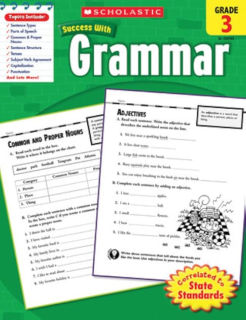 Scholastic Success With: Grammar, Grade 3