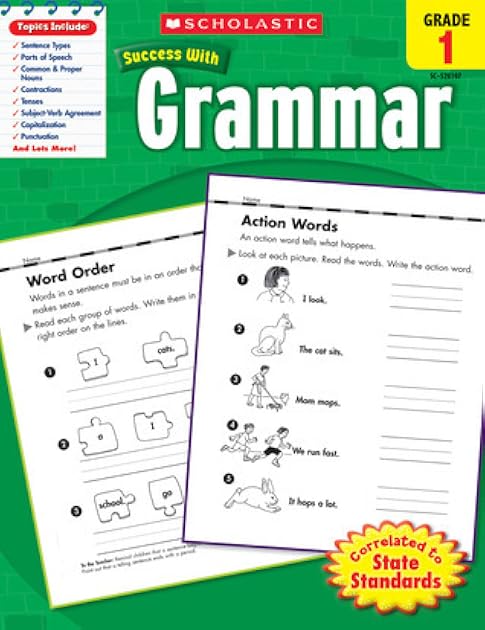 Scholastic Success With Grammar, Grade 1