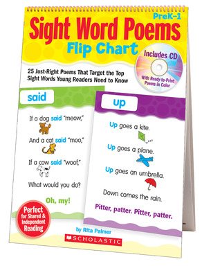 Sight Word Poems Flip Chart: 25 Just-Right Poems That Target the Top Sight Words Young Readers Need to Know