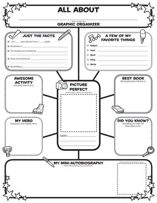 Graphic Organizer Posters: All-About-Me Web: Grades 3-6: Fill-in Personal Posters for Students to Display with Pride (Poster)