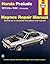 Honda Prelude 1979 Through 1989: All Models (Haynes Manuals)