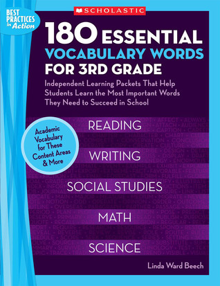 180 Essential Vocabulary Words for 3rd Grade: Independent Learning Packets That Help Students Learn the Most Important Words They Need to Succeed in School