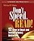 Don't Speed. Read! by Michael F. Opitz