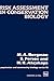 Risk Assessment in Conservation Biology (Population and Community Biology Series, 12)