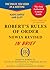 Robert's Rules of Order Newly Revised In Brief