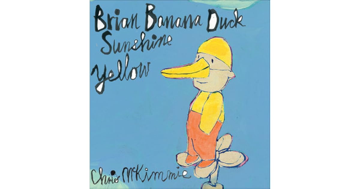 Brian Banana Duck Sunshine Yellow by Chris McKimmie