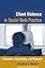 Client Violence in Social Work Practice: Prevention, Intervention, and Research