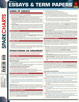Essays and Term Papers (SparkCharts)