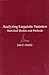 Analyzing Linguistic Variation: Statistical Models and Methods (Volume 114) (Lecture Notes)