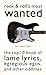 Rock & Roll's Most Wanted by Stuart Shea