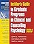 Insider's Guide to Graduate Programs in Clinical and Counseling Psychology: 2002/2003 Edition