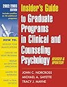 Insider's Guide to Graduate Programs in Clinical and Counseling Psychology: 2002/2003 Edition