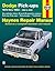 Haynes Manuals N. America, Inc. Dodge Fullsize Pickup '74'93 by Haynes Publishing