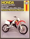 Honda CR Motocross Bijes, 1986-2001 (Haynes Repair Manuals) Honda CR Motocross Bijes, 1986-2001 (Haynes Repair Manuals)