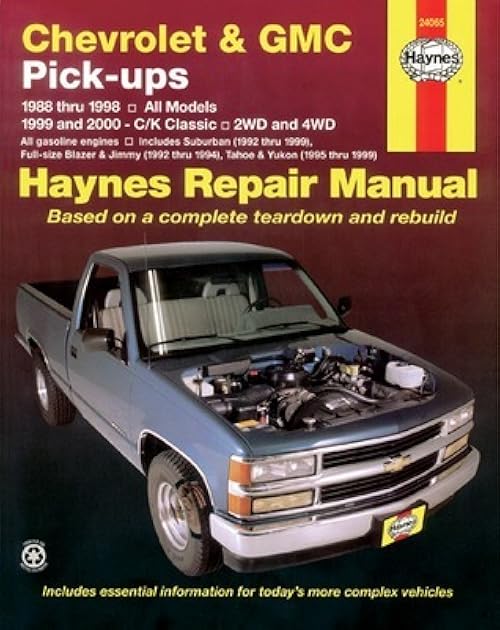 Chevrolet & GMC Full-size Pick-ups (88-98) & C/K Classics (99-00) Haynes Repair Manual (Does not include information specific to diesel engines. ... exclusion noted.) (Haynes Repair Manuals)