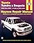 Toyota Tundra & Sequoia Automotive Repair Manual 2000 Thru 2002: 2Wd and 4Wd Toyota Tundra (2000 Thru 2002) and Sequoia (2001 and 2002) (Hayne's Automotive Repair Manual)