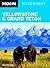 Moon Yellowstone and Grand Teton by Don Pitcher