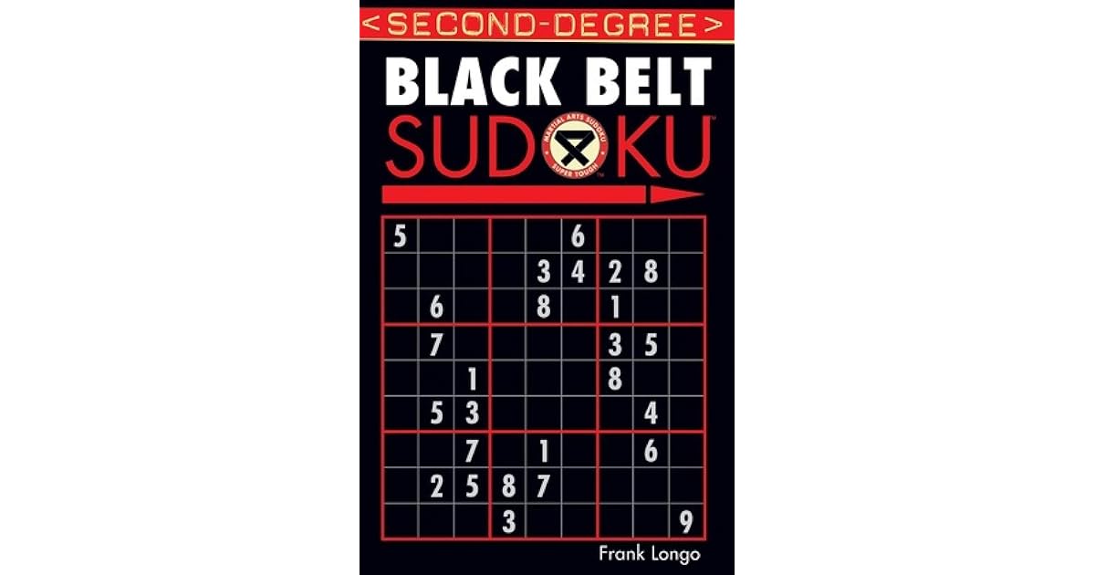 Second degree black belt sudoku by frank longo