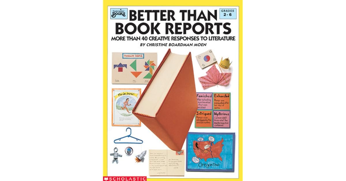 How to write a book report picture