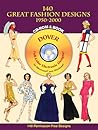 140 Great Fashion Designs, 1950-2000 (Dover Full-Color Electronic Design) (CD-ROM and Book)