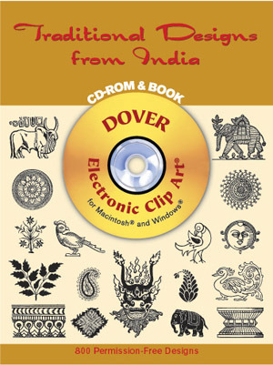 Traditional Designs from India CD-ROM and Book (Dover Electronic Clip Art)