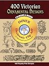 408 Victorian Ornamental Designs (Dover Electronic Clip Art) (CD-ROM and Book)