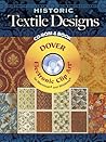 Historic Textile Designs CD-ROM and Book (Dover Electronic Clip Art)