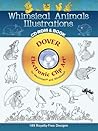 Whimsical Animals Illustrations CD-ROM and Book (Dover Electronic Clip Art)