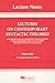 Lectures on Contemporary Syntactic Theories by Peter Sells