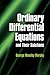 Ordinary Differential Equations and Their Solutions (Dover Books on Mathematics)