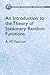 An Introduction to the Theory of Stationary Random Functions (Dover Phoenix Editions)