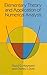 Elementary Theory and Application of Numerical Analysis