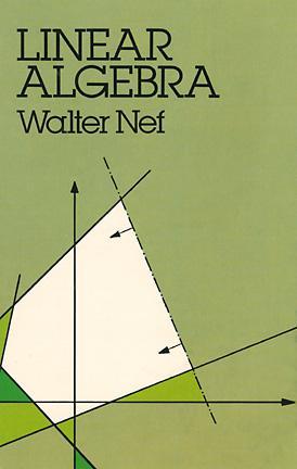 Linear Algebra (European Mathematics Series.)