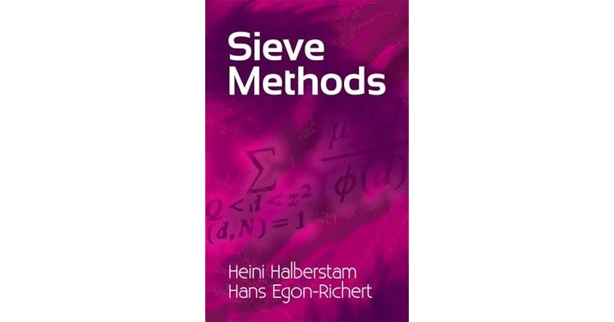 Sieve Methods by Heine Halberstam