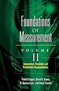 Foundations of Measurement Volume II: Geometrical, Threshold, and Probabilistic Representations