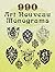 990 Art Nouveau Monograms (Dover Pictorial Archive)