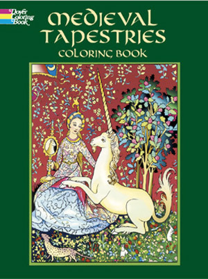 Medieval Tapestries Coloring Book (Paperback)