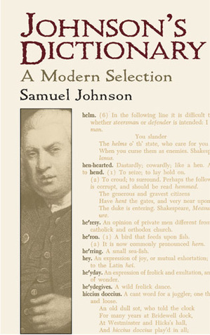 Johnson's Dictionary: A Modern Selection (Paperback)