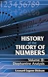 History of the Theory of Numbers, Volume II: Diophantine Analysis (Dover Books on Mathematics)