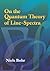 On the Quantum Theory of Line-Spectra (Dover Books on Physics)