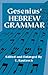 Gesenius' Hebrew Grammar (Dover Language Guides)